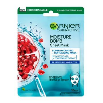 GARNIER MOISTURE BOMB KOSTEUTTAVA KANGASNAAMIO KASVOILLE 32 G