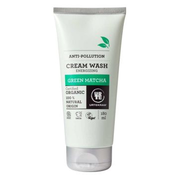 URTEKRAM GREEN MATCHA CREAM WASH PUHDISTUSVOIDE 180 ML