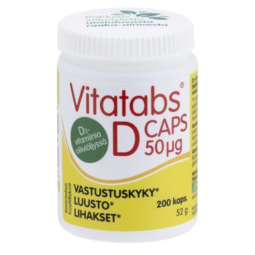 VITATABS D-CAPS 50 200 KPL