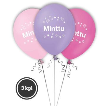 NIMI-ILMAPALLO MINTTU 3 KPL