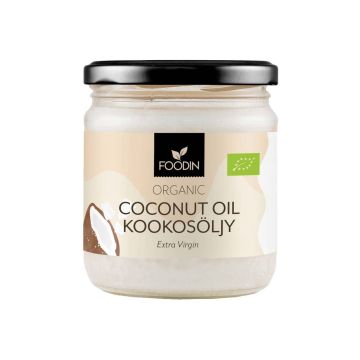 FOODIN KYLMÄPURISTETTU NEITSYTKOOKOSÖLJY REILU KAUPPA, LUO