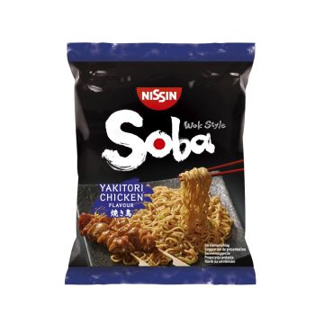 NISSIN SOBA BAG PIKANUUDELIT YAKITORI 110 G