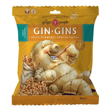 GINGER PEOPLE TURMERIC CHEWS 60 G