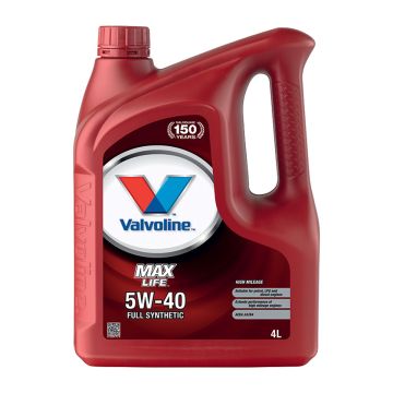 VALVOLINE MAXLIFE FULL SYNTHETIC 5W-40 MOOTTORIÖLJY 4 L