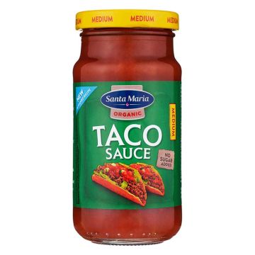 SANTA MARIA TEX MEX ORGANIC TACO SAUCEMEDIUM 230 G