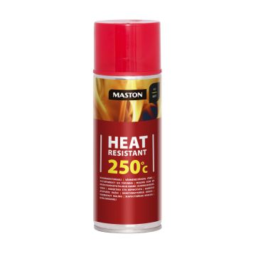 MASTON SPRAYMAALI KUUMAKESTO 250C PUNAINEN 400 ML