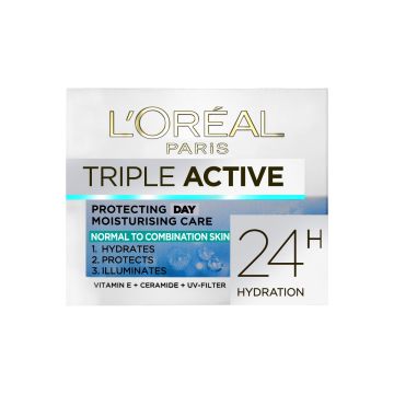 LOREAL TRIPLE ACTIVE KOSTEUTTAVA PÄIVÄVOIDE NORMAALILLE JA SEKA 50 M