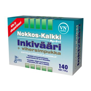 VIA NATURALE NOKKOS-KALKKI-INKIVÄÄRI 140 KPL