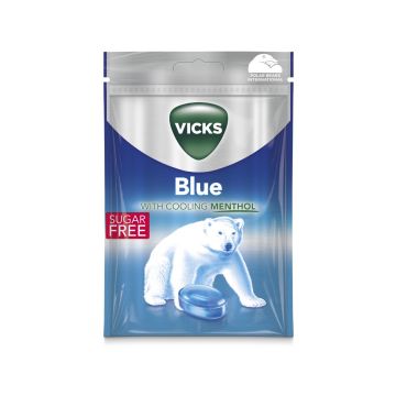 VICKS BLUE SOKERITON KURKKUPASTILLI 72 G