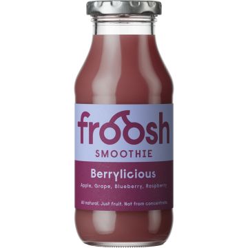 FROOSH SMOOTHIE MUSTIKKA-VADELMA KLP 250 ML