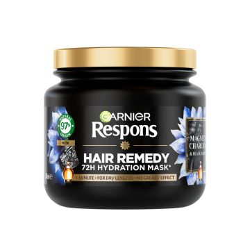 GARNIER RESPONS MAGNETIC CHARCOAL HAIR REMEDY HIUSNAAMIO RASVAI 340 M