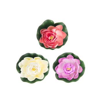 4LIVING LOTUS KUKKA KELLUVA 10 CM TEKOKASVI LAJITELMA