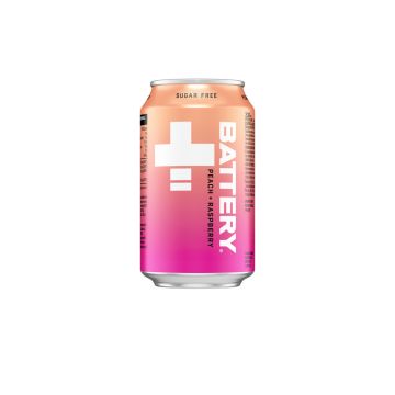 BATTERY NO CALORIES PEACH-RASPBERRY TLK 330 ML