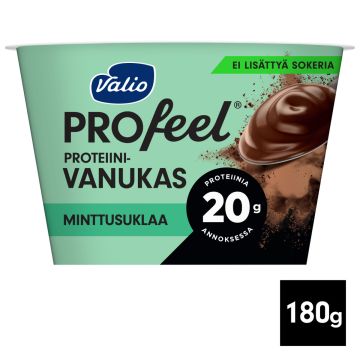 VALIO PROFEEL PROTEIINIVANUKAS MINTTUSUKLAA LAKTON 180 G