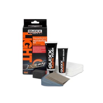 QUIXX HEADLIGHT RESTORATION KIT AJOVALOJEN KIILLOTUS- JA SUOJAU 80