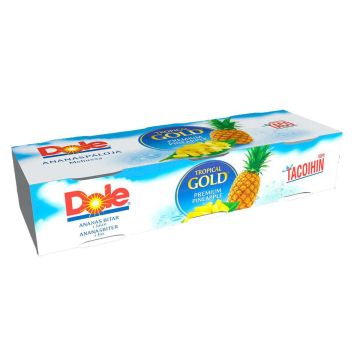 DOLE ANANAS TACO-PIZZAPALAT 3-PACK 681/417G 417 G