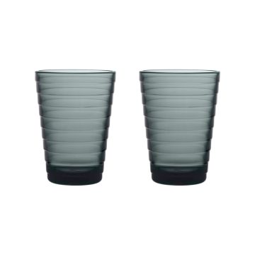 IITTALA AINO AALTO JUOMALASI 33CL TUMM.HARMAA 2KPL