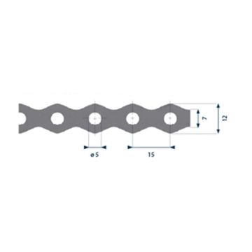 FINBULLET PATENTTIVANNE 12X0,7MM 3M Ø 5MM