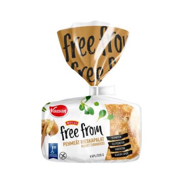 VAASAN MOILAS FREE FROM PEHMEÄT RIESKAPALAT 4KPL 200 G