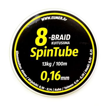 SPINTUBE 8 KUITUSIIMA FL 0,16 MM/100 M 13 KG