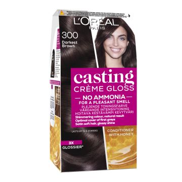 LOREAL CASTING CREME GLOSS 300 DARKEST BROWN TUMMANRUSKEA KEVYT