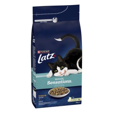 PURINA LATZ SENSATIONS KISSAN TÄYSRAVINTO LOHTA-LYYRATURSKAA-KASVIKSIA 2 KG