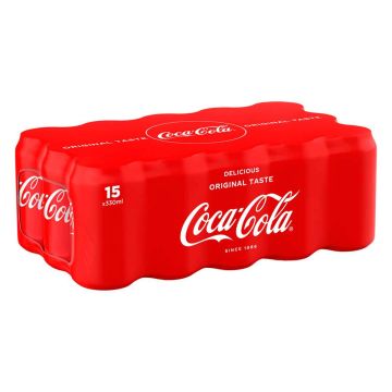 COCA-COLA 0,33 TLK 15-PACK 4,95 L