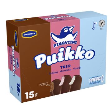 PINGVIINI PUIKKO TRIO LKATON 15X32G 480 G