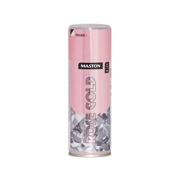 MASTON SPRAYMAALI METALLIC RUUSUKULTA 400 ML