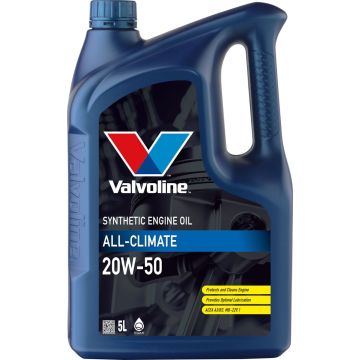 VALVOLINE ALL CLIMATE 20W-50 MOOTTORIÖLJY 5 L