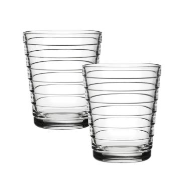 IITTALA AINO AALTO JUOMALASI 22 CL KIRKAS 2 KPL