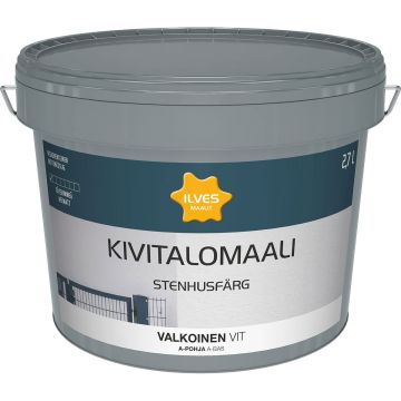 ILVES KIVITALOMAALI A-POHJA VALKOINEN 2,7 L