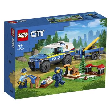 LEGO CITY POLICE 60369 SIIRRETTÄVÄ POLIISIKOIRIEN KOULUTUSRATA