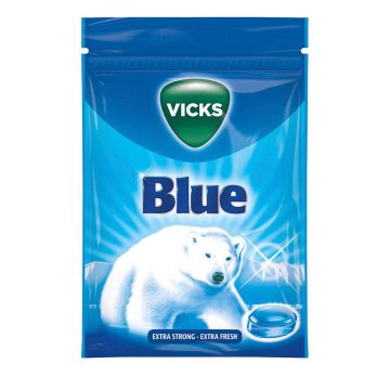VICKS BLUE EXTRA STRONG KURKKUPASTILLI 72 G