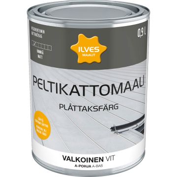 ILVES PELTIKATTOMAALI A-POHJA VALKOINEN 900 ML