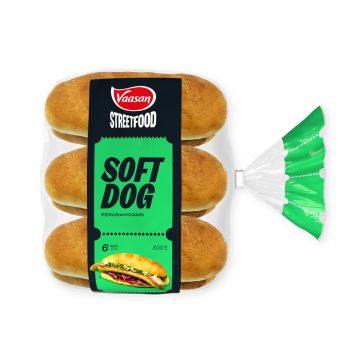 VAASAN STREET FOOD SOFT DOG PERUNAHODARI 6KPL 300 G