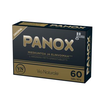 VIA NATURALE PANOX MIESKUNTOA JA ELINVOIMAA 60 KPL