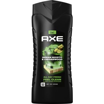 AXE SUIHKUSAIPPUA GREEN MOJITO+CEDARWOOD 400 ML