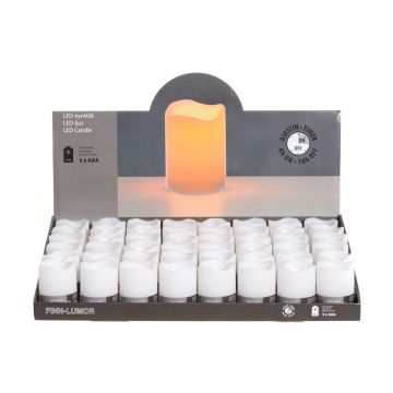 FINNLUMOR LED-KYNTTILÄ 8 CM