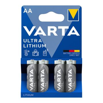 VARTA LITHIUM PARISTO AA 4KPL