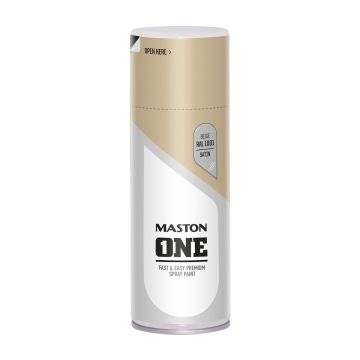 MASTON SPRAYMAALI ONE SATIINI BEIGE RAL1001 400 ML