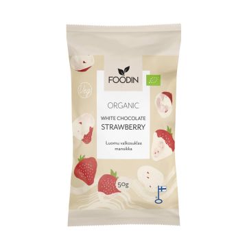 FOODIN VALKOSUKLAAMANSIKKA LUOMU 50 G