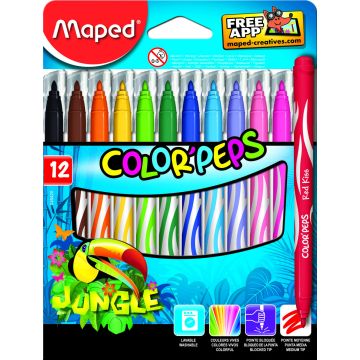 HUOPAKYNÄ MAPED COLOR PEPS 12 KPL