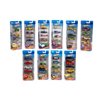 HW BASIC CAR 5-PACK 1806