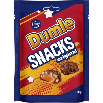 FAZER DUMLE SNACKS TOFFEE KARKKIPUSSI 100 G