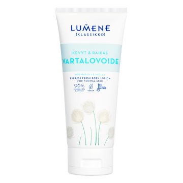 LUMENE  KLASSIKKO KEVYT & RAIKAS VARTALOVOIDE 200 ML