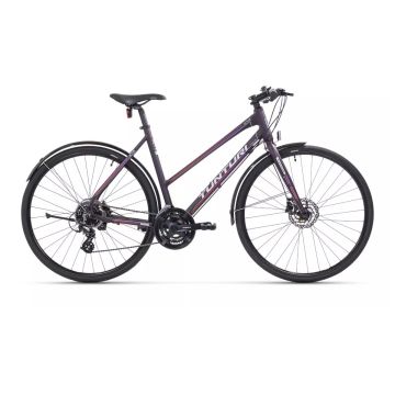 TUNTURI 28" ACTIVE POLKUPYÖRÄ F28-21 53 MATTALILA-CORAL