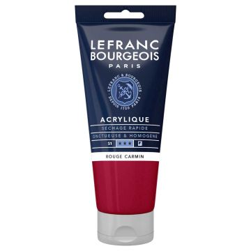 L&B FINE ACRYLIC 80ML 366 CARMINE RED