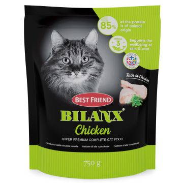 BEST FRIEND BILANX KISSAN TÄYSRAVINTO KANA 750 G