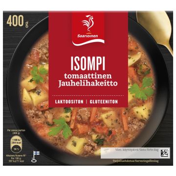 SAARIOINEN ISOMPI JAUHELIHAKEITTO 400 G